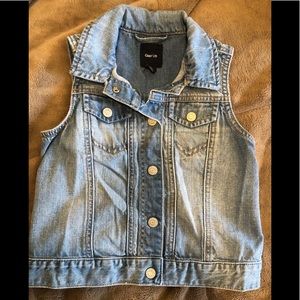 Gap Kids denim vest size small